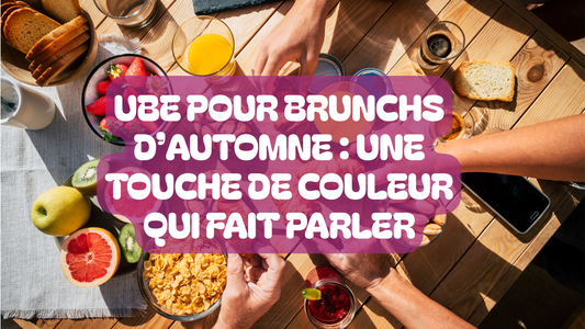 Ube pour brunchs d’automne : une touche de couleur qui fait parler