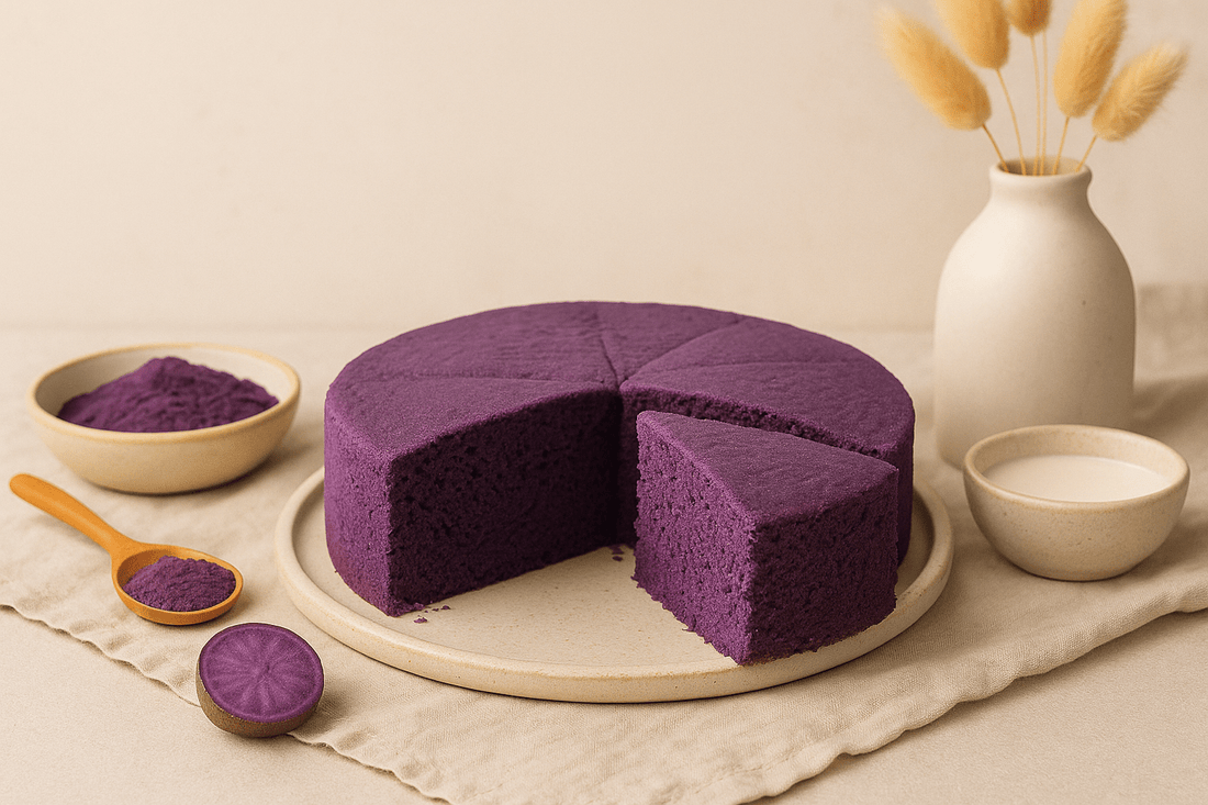 Recette de gâteau moelleux à l’ube - Ube Mama