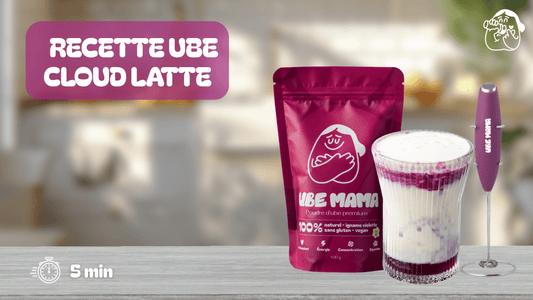 Recette Ube Cloud Latte : Une boisson violette aussi belle que délicieuse - Ube Mama