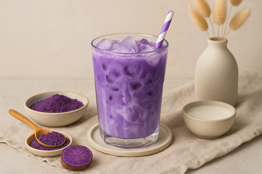 Recette latte glacé a l'ube