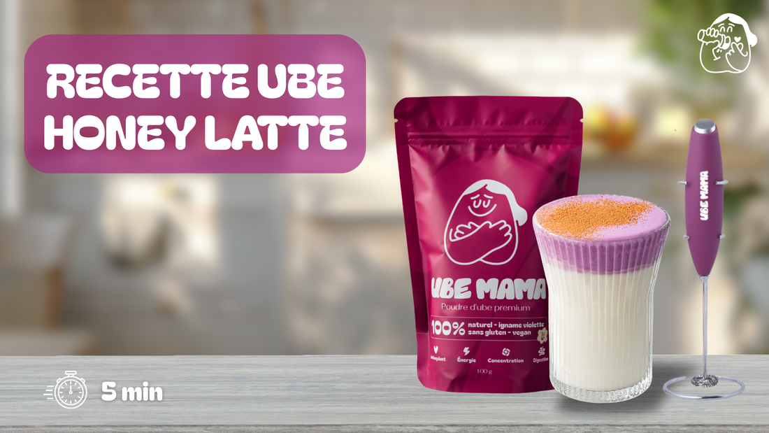 Recette Ube honey latte