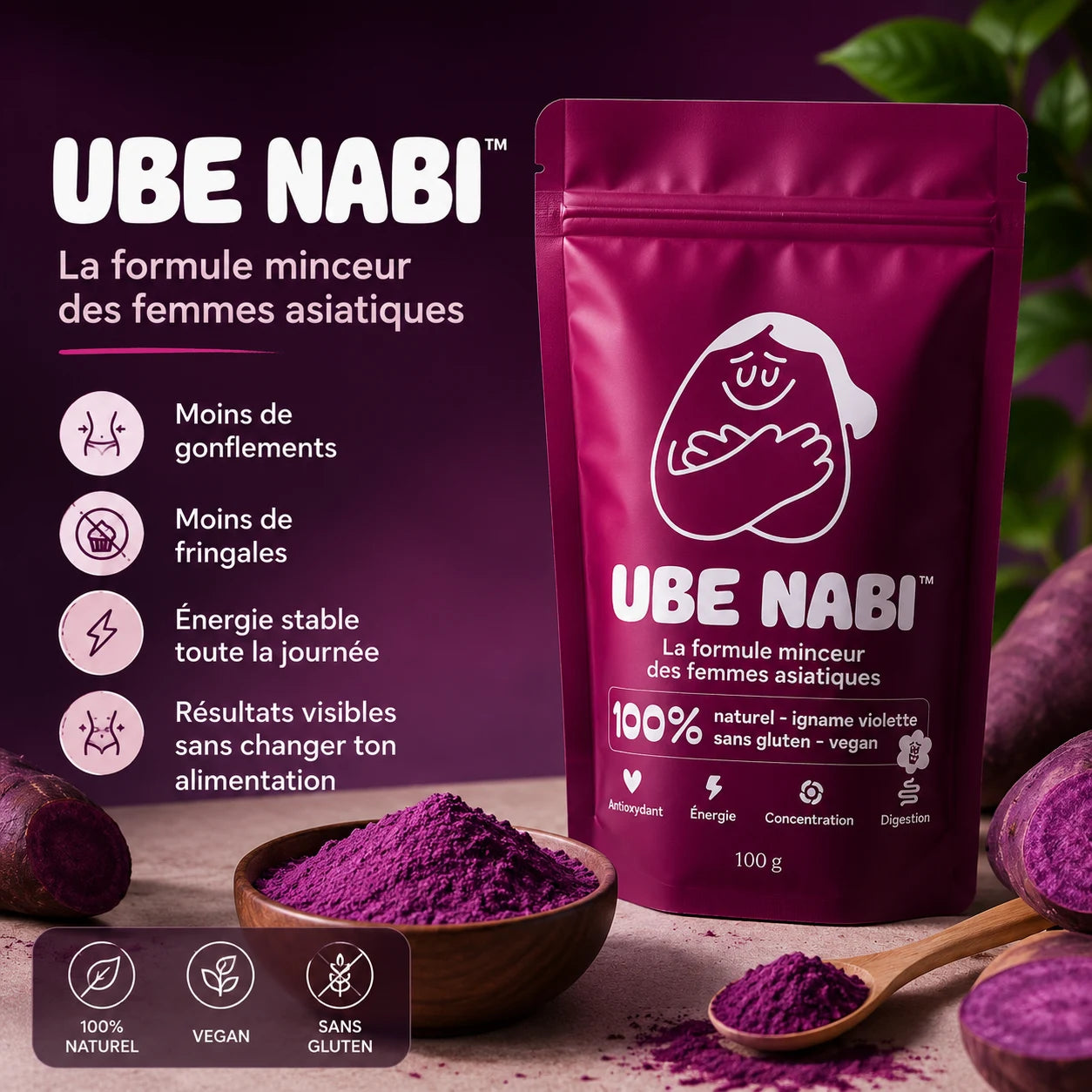 Ube Nabi : La formule minceur des femmes asiatiques