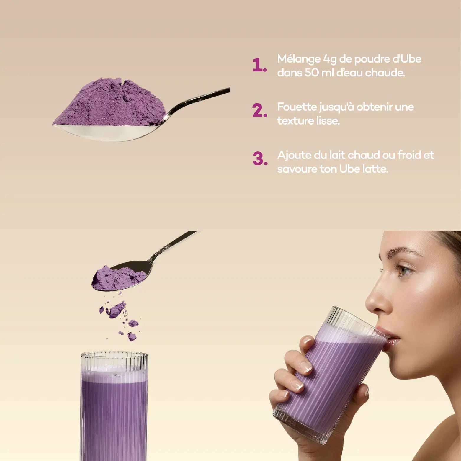 Ube Mama : Moins de stress, Plus d'énergie, Même rituel