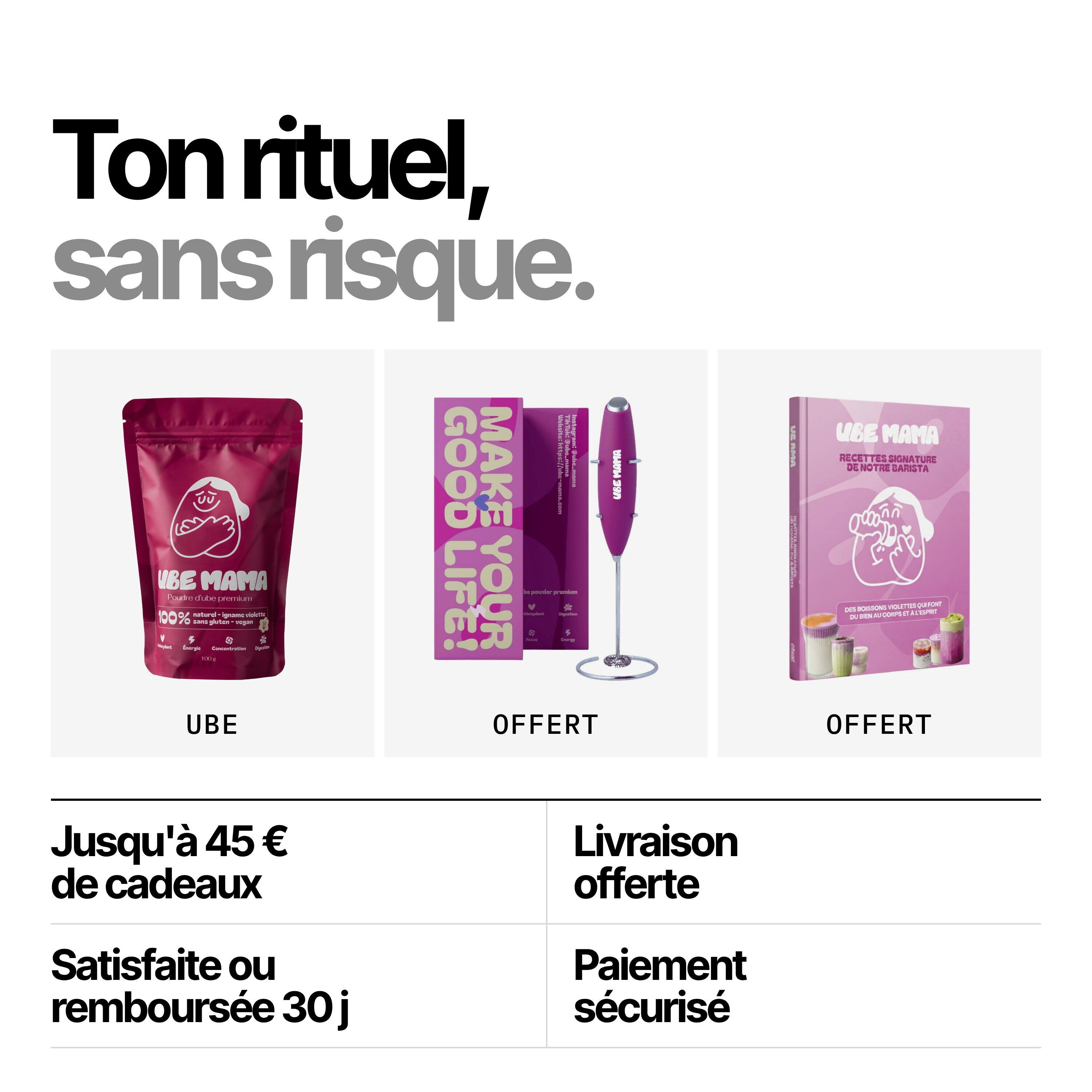 Ube Mama : Moins de stress, Plus d'énergie, Même rituel